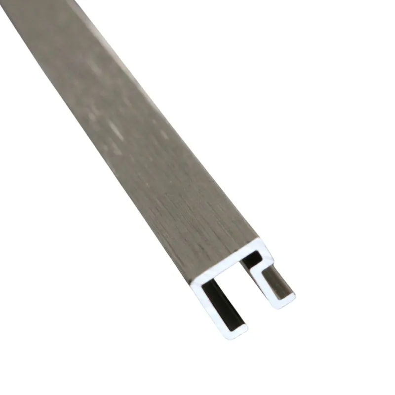 Beava Listello Tile Trim Brushed Nickel - 9.5mm