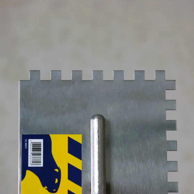 Beava Soft Grip Stainless Steel Notched Trowel