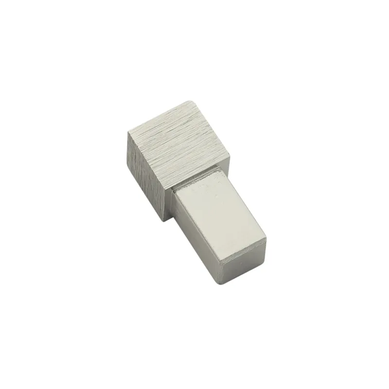Beava Unique Box Trim Corners Brushed Silver (Pack of 2)