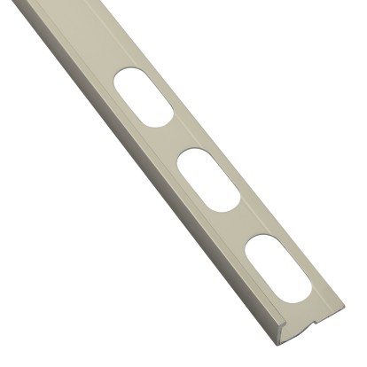 Beava Classic L-Shape Tile Trim Brushed Nickel