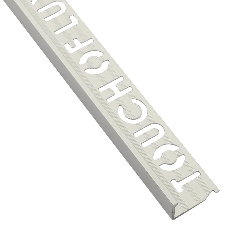 Beava Classic L-Shape Tile Trim Bright Silver