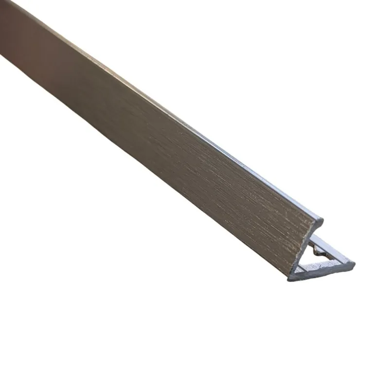 Beava Classic L-Shape Tile Trim Brushed Copper