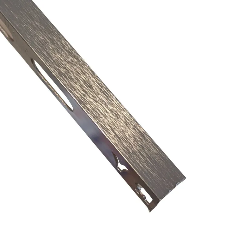 Beava Classic L-Shape Tile Trim Brushed Copper