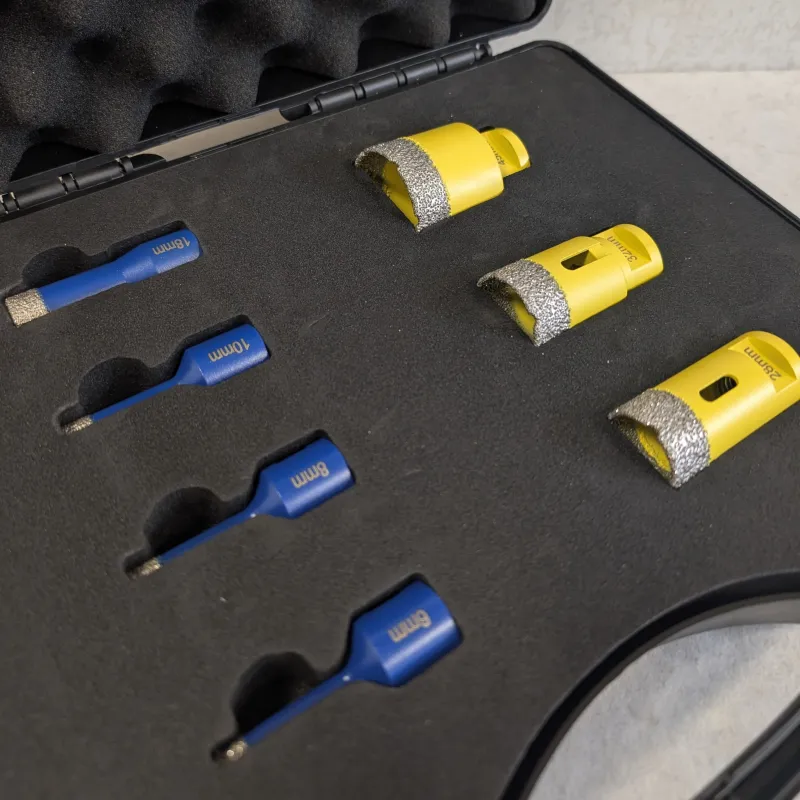 Beava 7 Piece Wet/Dry Porcelain Hole Drill Set with M14 Connector