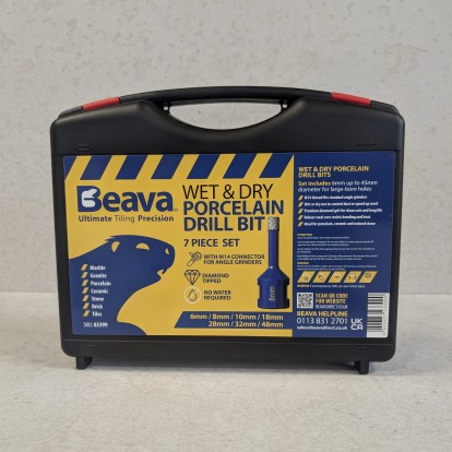 Beava 7 Piece Wet/Dry Porcelain Hole Drill Set with M14 Connector