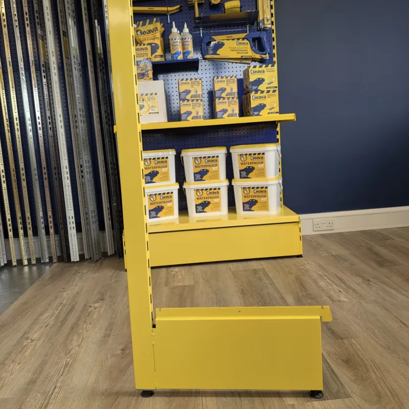 Beava 1m Add on perforated display stand - 1 leg (Part 1of2)