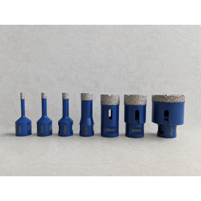 Beava Wet/Dry Porcelain Hole Drill With M14 Connector for Angle Grinders