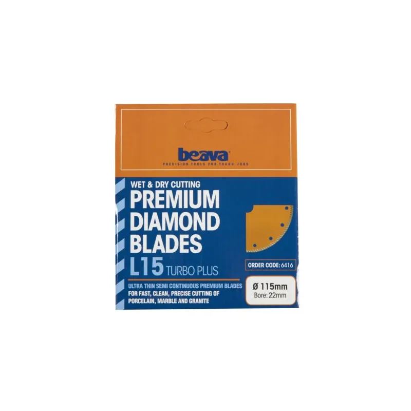 Beava Turbo L15 Plus Diamond Blade Old Packaging