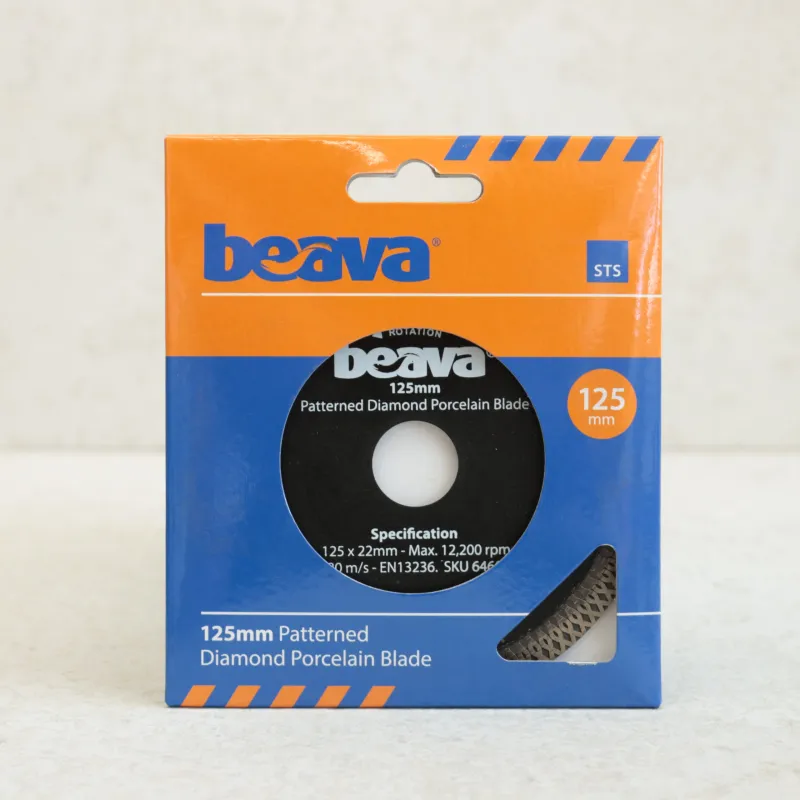 Beava Patterned 125mm Diamond Porcelain Cutting Blade