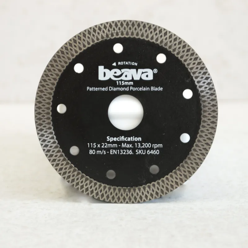 Beava Patterned 115mm Diamond Porcelain Cutting Blade