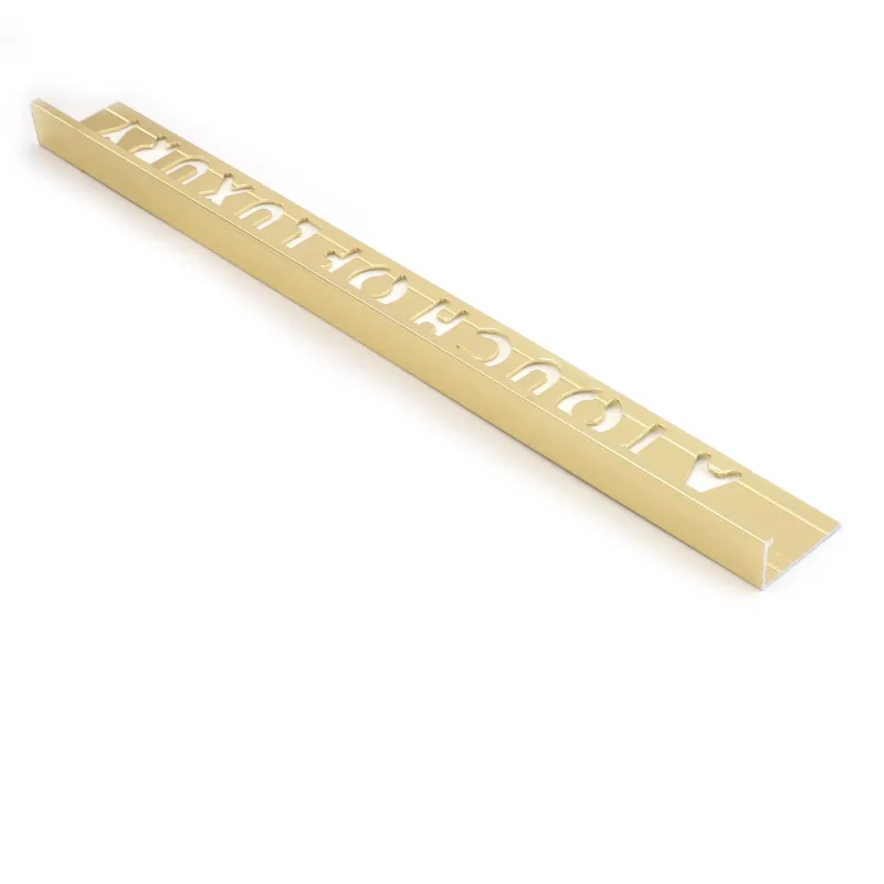 Classic L-Shape Tile Trim Bright Gold -  Beava Direct