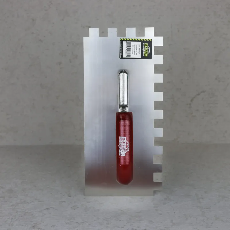 Stainless Steel Notched Trowel 15mm x 15mm - Beava Direct