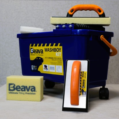 Beava Washboy Grout Cleaning Kit with Unique Spirowash Roller System