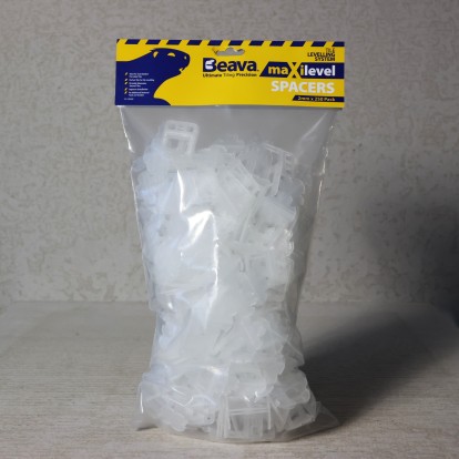 Beava MaxiLevel Spacer 2mm x250 (White)