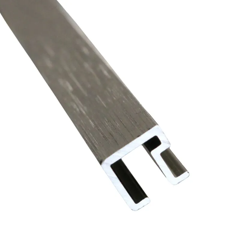 Beava Listello Tile Trim Brushed Nickel - 9.5mm